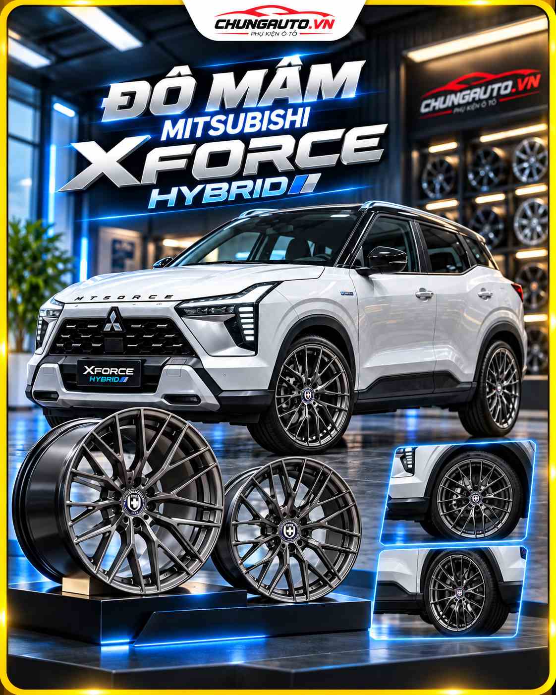 do-mam-mitsubishi-xforce-hybrid-nang-cap-mam-mitsubishi-xforce-hybrid