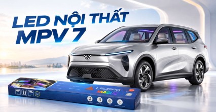 LED nội thất MPV 7 lắp thế nào để đẹp mà không gây chói?