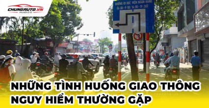 Tình huống giao thông nguy hiểm thường gặp - Cách xử lý