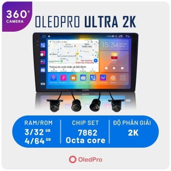 Màn Hình Android ô tô OledPro Ultra 2K - Đỉnh cao chất lượng hình ảnh