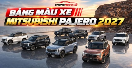 Chính thức công bố hình ảnh 5 màu xe Pajero 2027