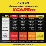 Phim cách nhiệt ô tô cao cấp X-Care_11 