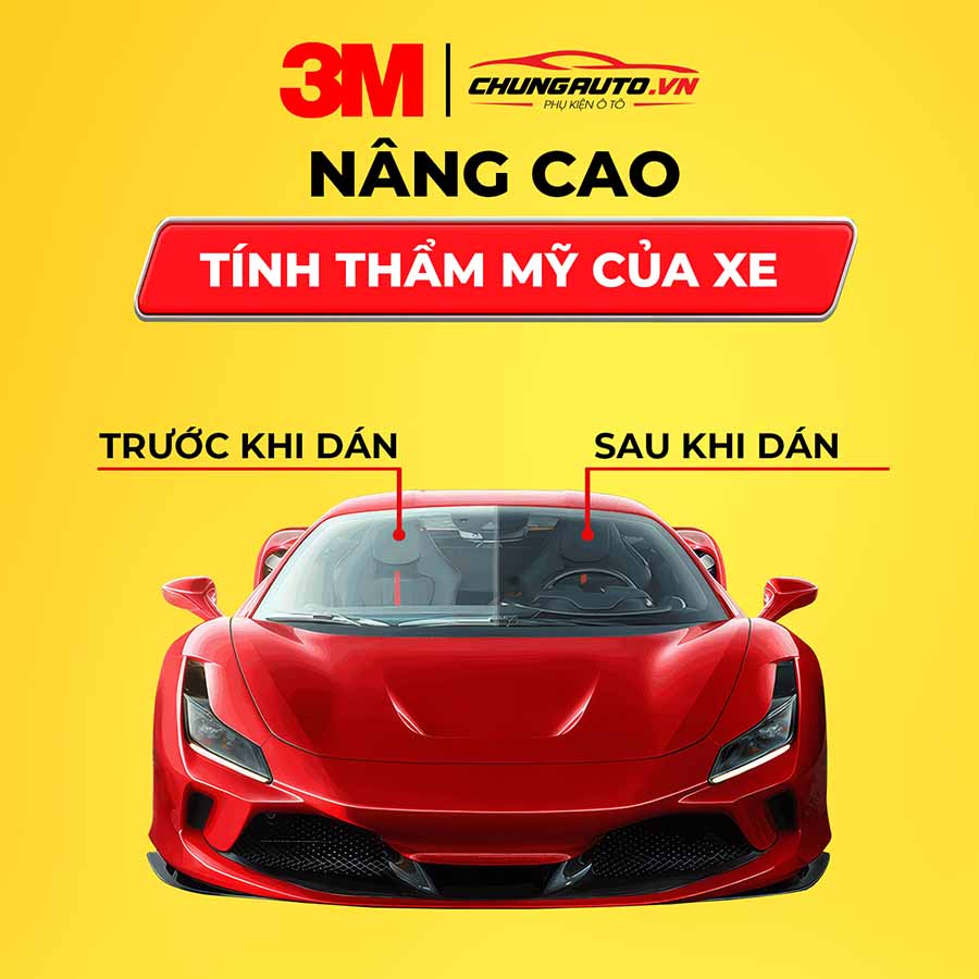 Phim cách nhiệt 3m nâng cao tính thẩm mỹ