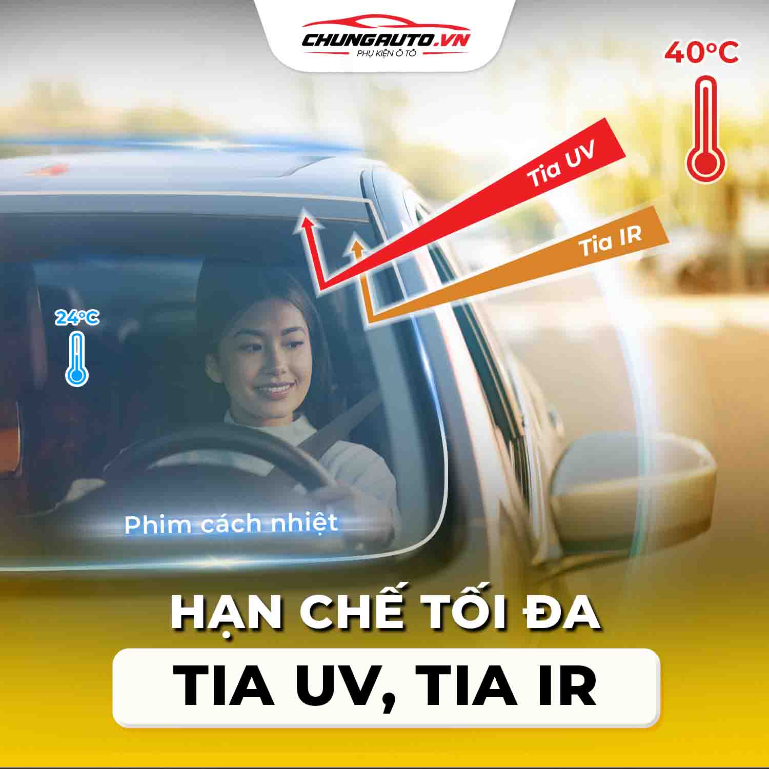 Cản tia hồng ngoại, tia cực tím bảo vệ sức khỏe