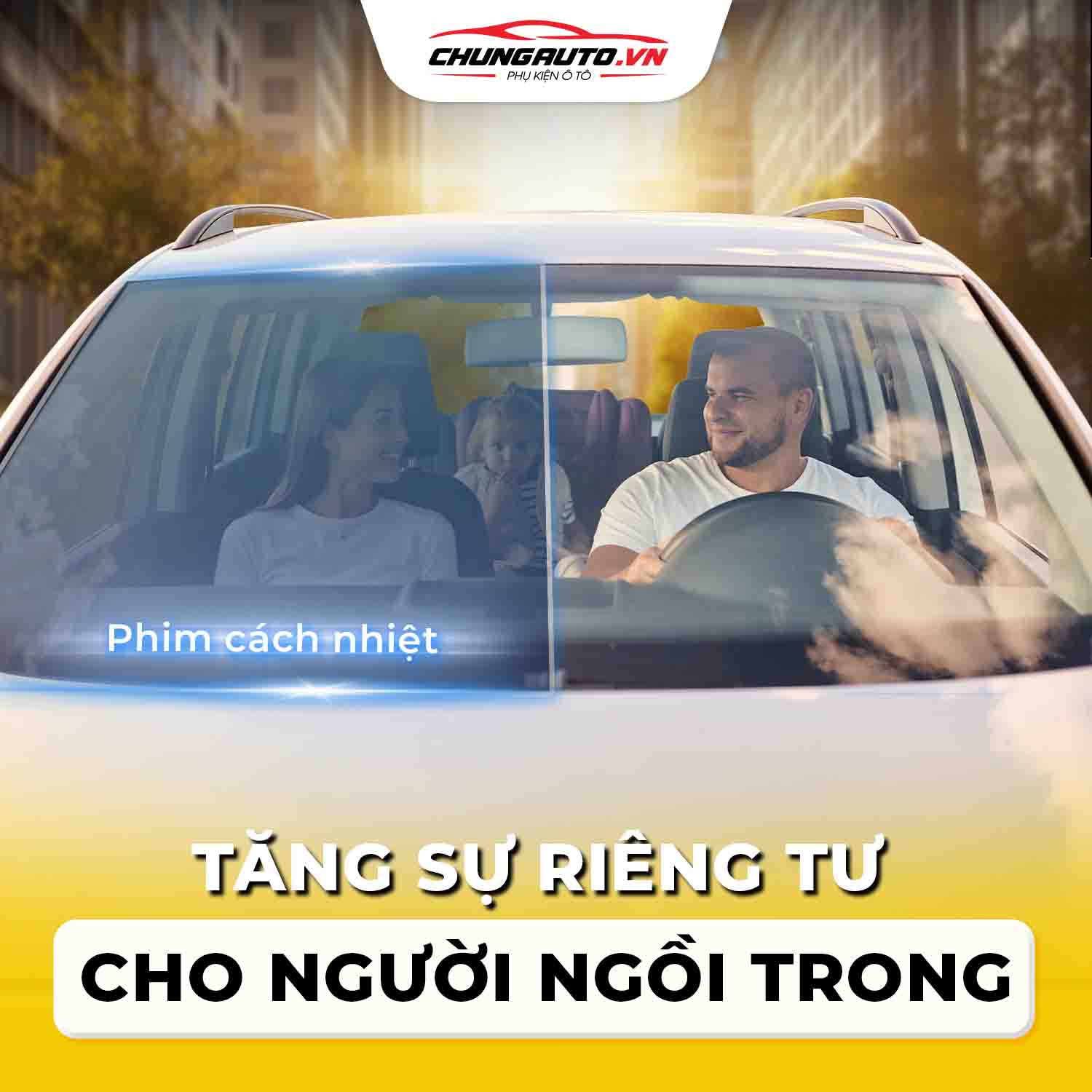 Tăng tính riêng tư cho người ngồi trong xe