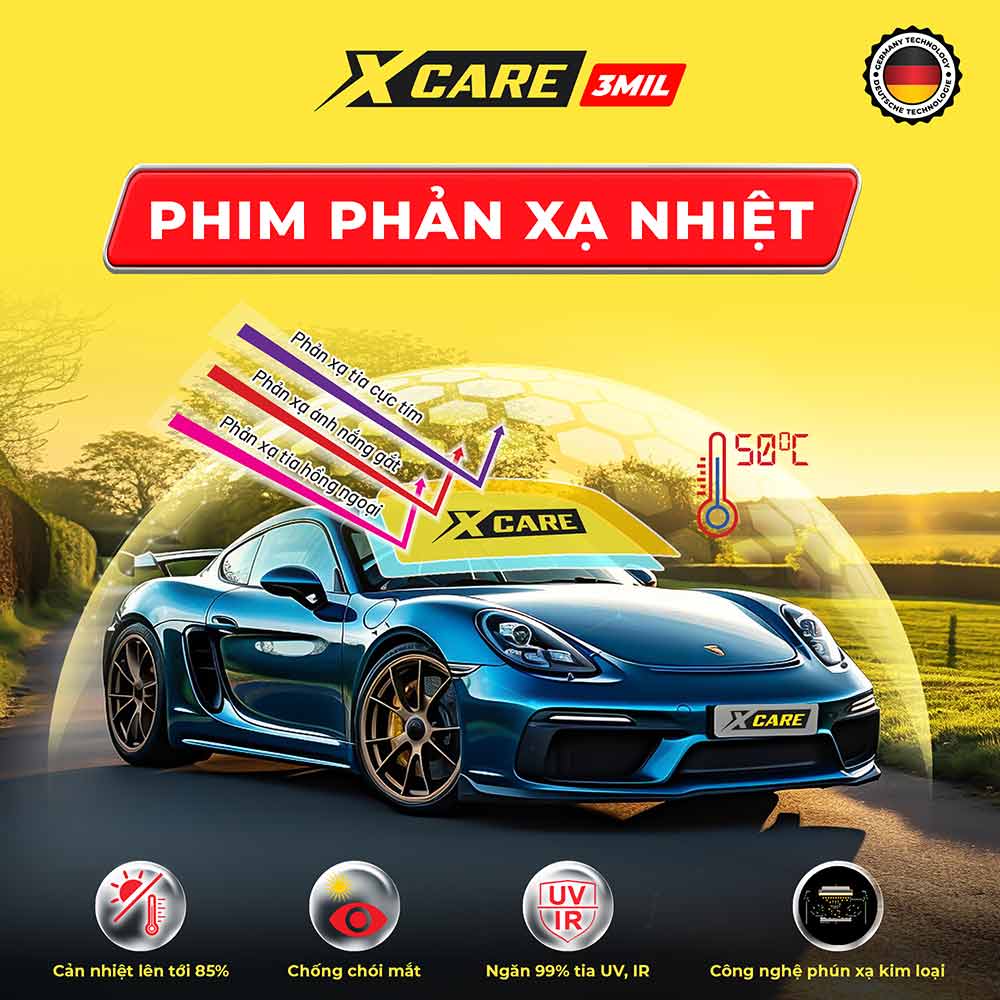 Phim cách nhiệt Xcare phản xạ nhiệt