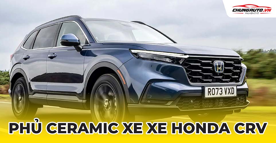 phủ ceramic xe honda crv