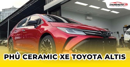 Phủ ceramic cho xe Toyota Altis