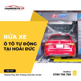 Rửa xe tự động tại Hoài Đức