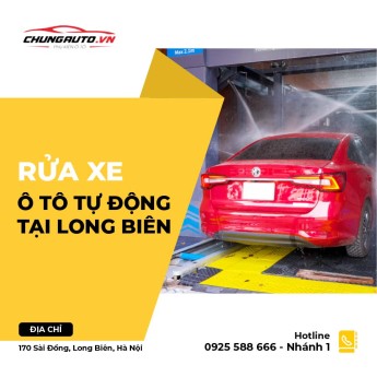 Rửa xe tự động Long Biên