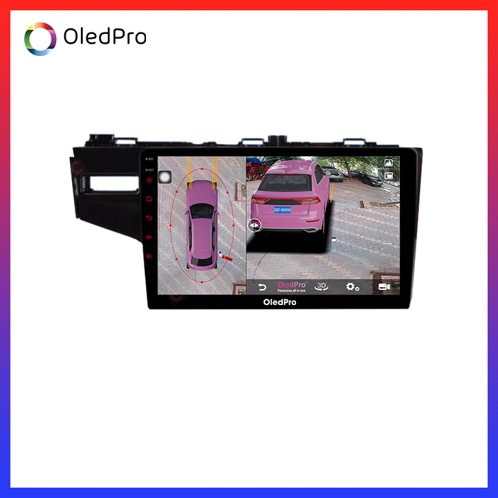 Màn hình DVD Android xe Honda Jazz 2014-2018 OledPro X5s tích hợp Camera 360 quan sát toàn cảnh phiên bản 2020 X5s