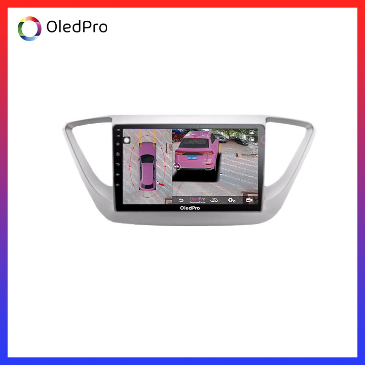Màn hình DVD Android xe Hyundai Acent 2018-2019 Oledpro X5s tích hợp Camera 360 quan sát toàn cảnh phiên bản 2020 X5s