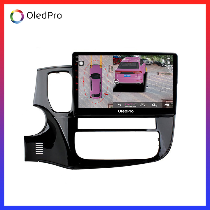 Màn hình DVD Android xe Mitsubishi Outlander OledPro X5s tích hợp Camera 360 quan sát toàn cảnh phiên bản 2020 X5s