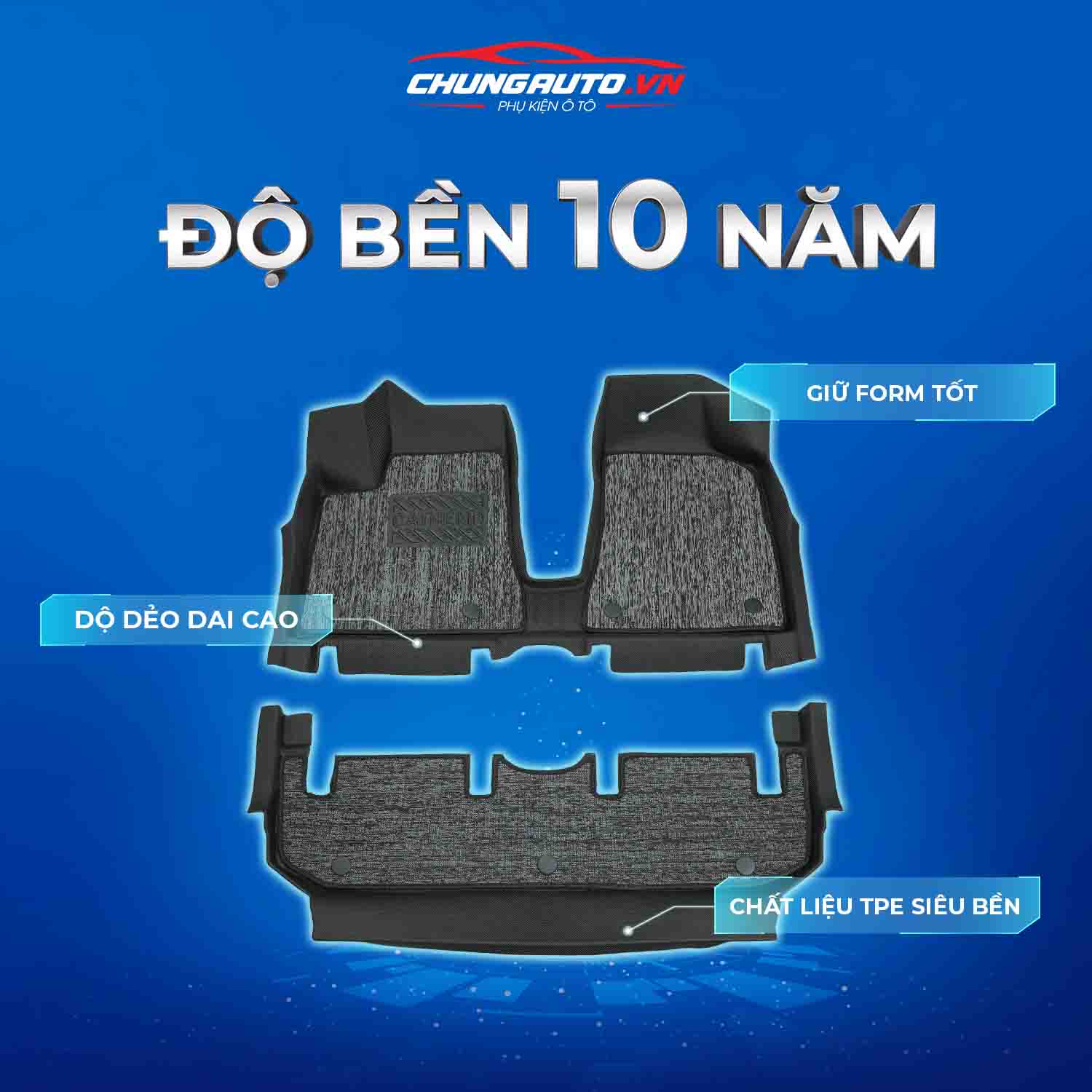 Thảm lót sàn Catrend độ bền lên đến 10 năm