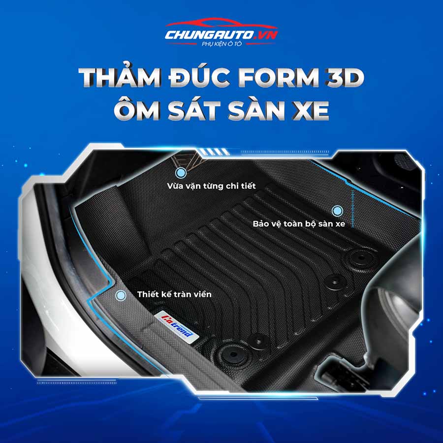 Thảm lót sàn Catrend đúc form chuẩn 3D