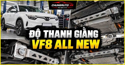 Thanh giằng VF8 All New giải pháp tăng độ vững chắc cho khung gầm