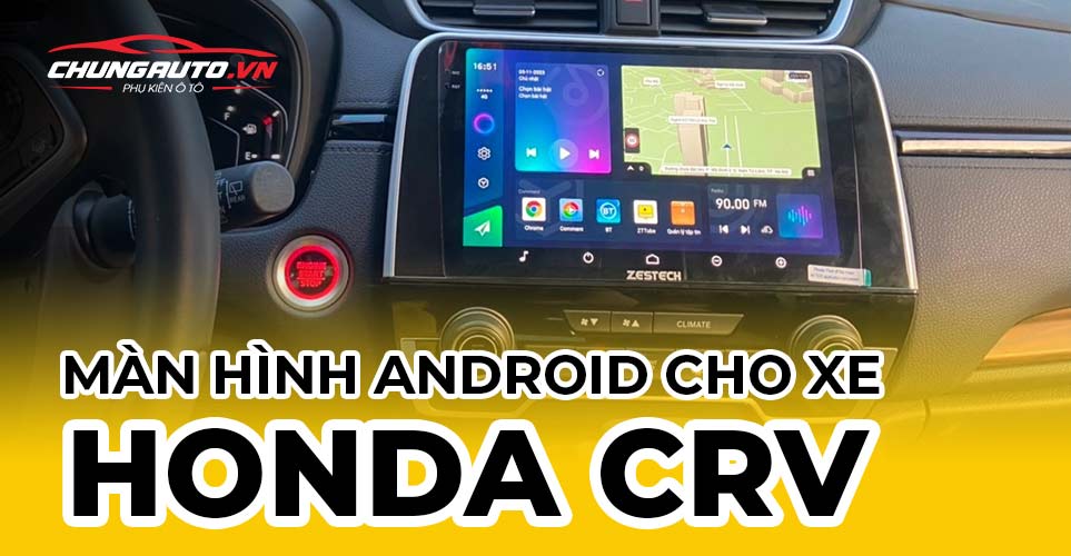 màn hình android cho honda crv