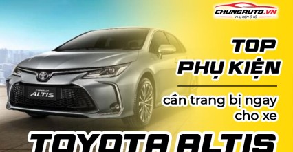 Tổng hợp phụ kiện độ xe Toyota Altis 2022 - 2024