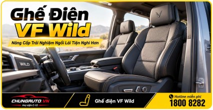Ghế Điện VF Wild: Nâng Cấp Trải Nghiệm Ngồi Lái Tiện Nghi Hơn