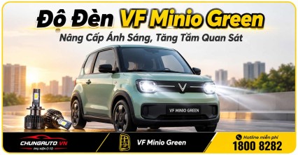 Độ Đèn VF Minio Green – Nâng Cấp Ánh Sáng, Tăng Tầm Quan Sát