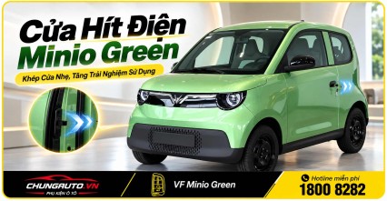 Cửa Hít Điện Minio Green – Khép Cửa Nhẹ, Tăng Trải Nghiệm Sử Dụng