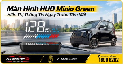 Màn Hình HUD Minio Green – Hiển Thị Thông Tin Ngay Trước Tầm Mắt