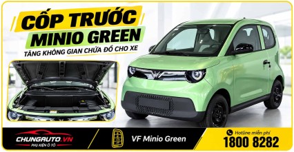 Cốp Trước Minio Green – Tăng Không Gian Chứa Đồ Cho Xe