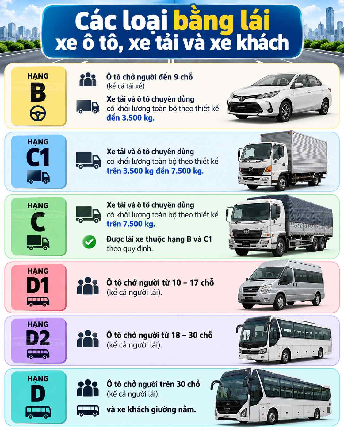 cac-loai-bang-lai-xe-o-to-xe-tai-va-xe-khach
