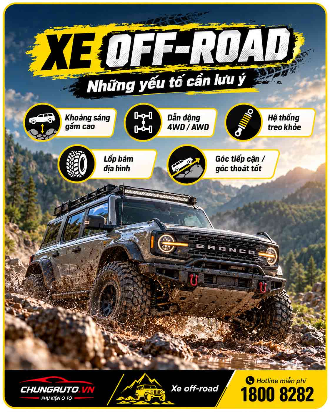 Dac diem noi bat xe off road