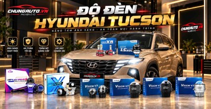 Độ Đèn Tucson Chính Hãng, Nâng Cấp Ánh Sáng Tại ChungAuto