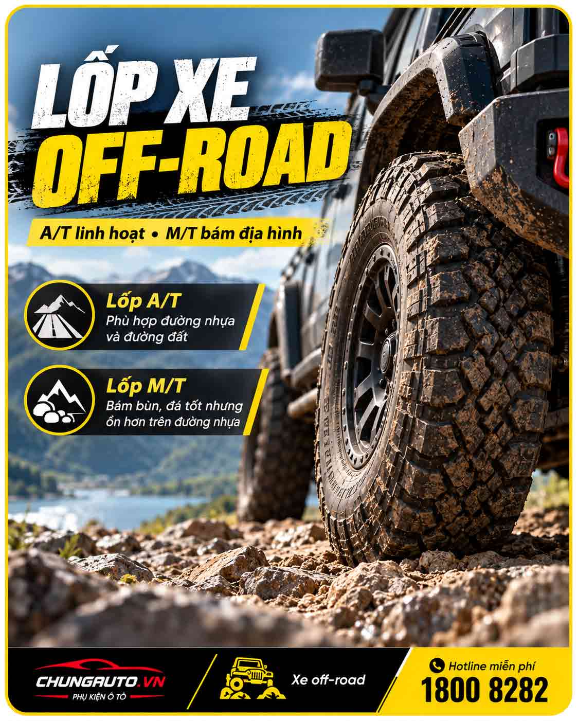 Lop xe off road
