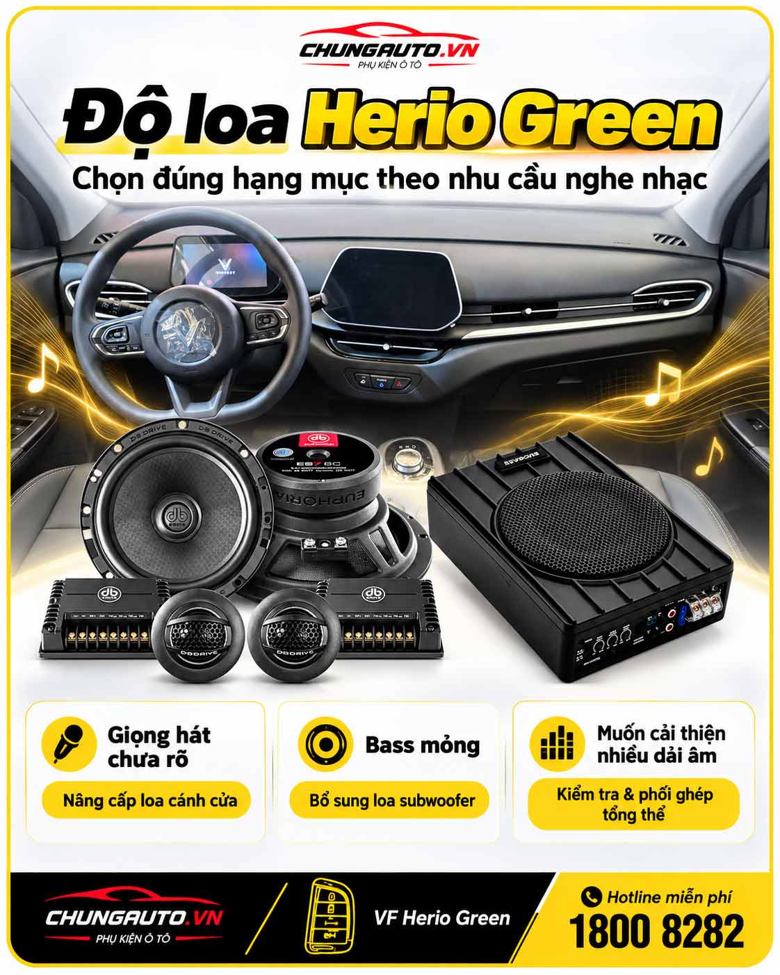 Nang cap loa Herio Green