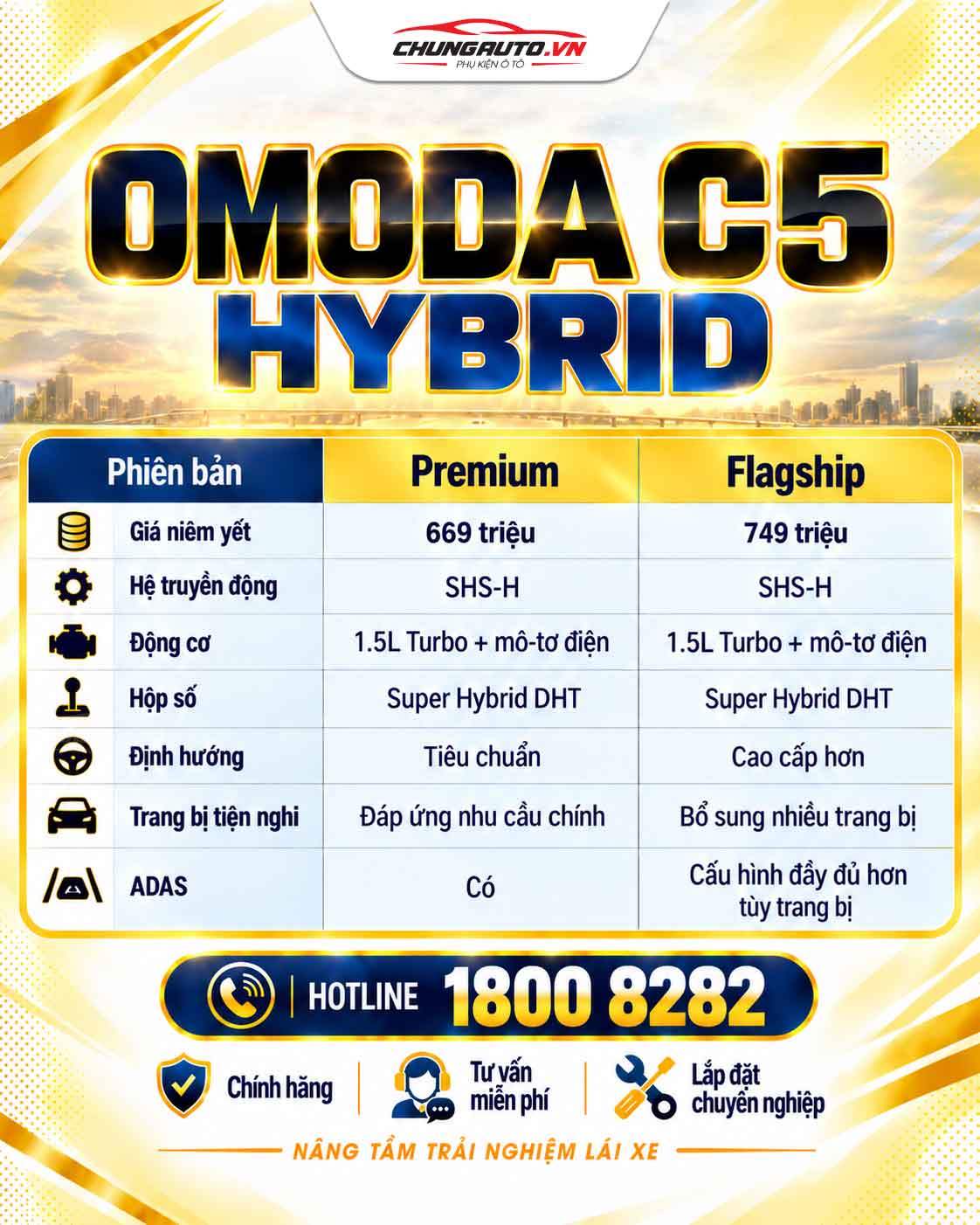 so-sanh-2-phien-ban-omoda-c5-hybrid