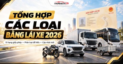 Các loại bằng lái xe mới nhất và cách phân biệt từng hạng
