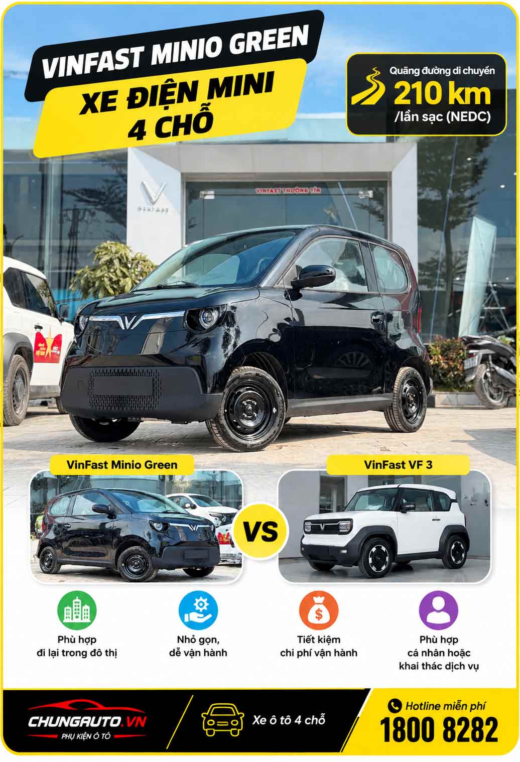 Xe o to 4 cho Minio Green