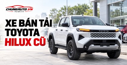 Xe bán tải Toyota Hilux cũ - Chênh vài trăm triệu, khác biệt nằm ở đâu?