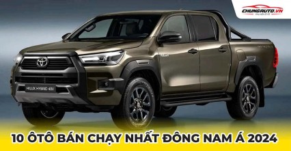 10 ôtô bán chạy nhất Đông Nam Á 2024: xe Nhật thống trị, vắng bóng xe Hàn