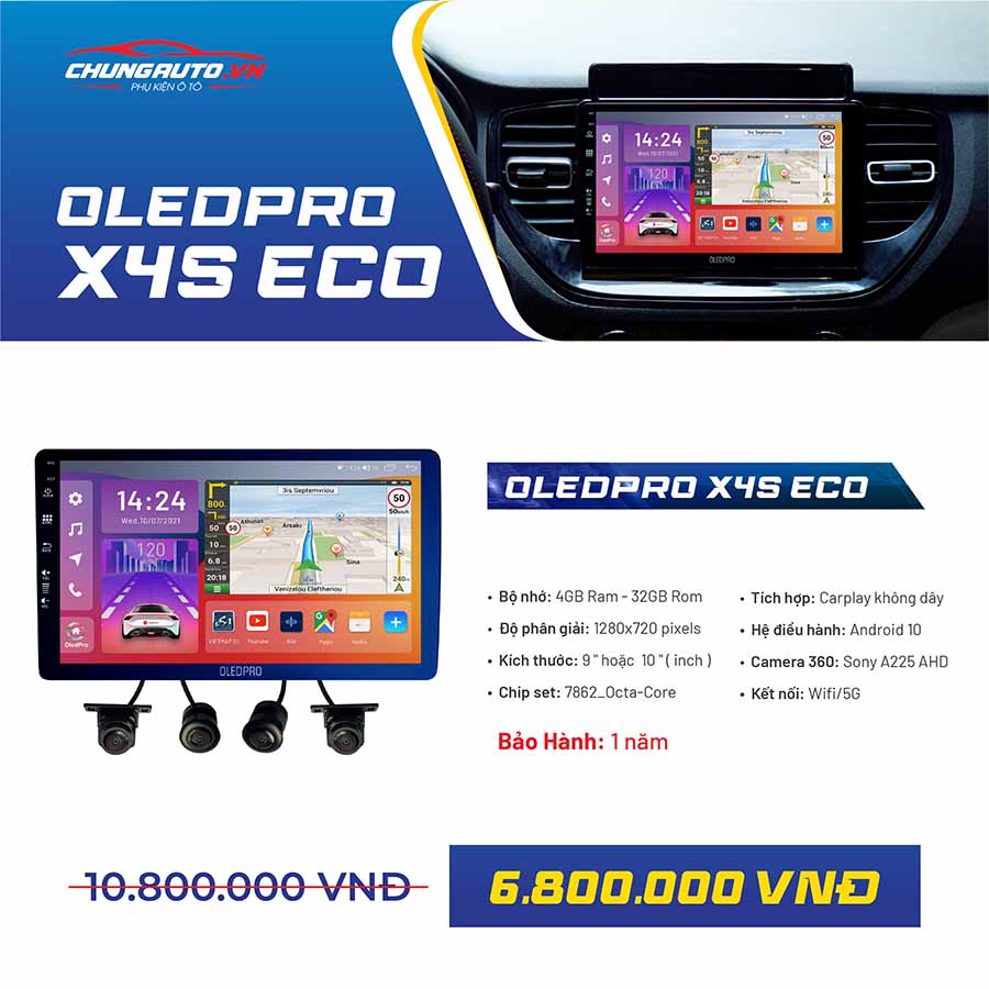 Màn hình android OledPro X4S
