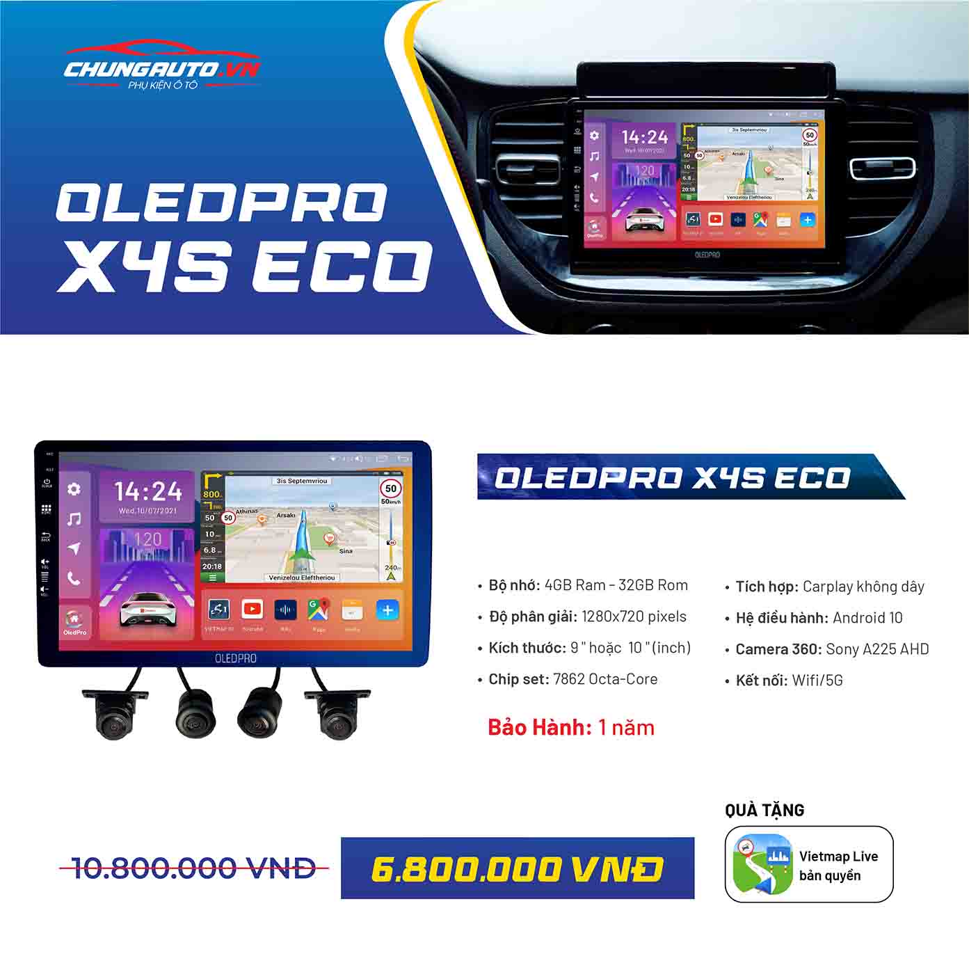 Khuyến mại màn hình OledPro X4S Eco