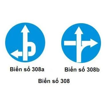 Biển báo tuyến đường cầu vượt cắt qua