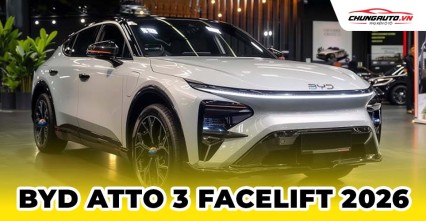 BYD Atto 3 facelift 2026 ra mắt | Thiết kế nội ngoại thất, thông số kỹ thuật, giá bán