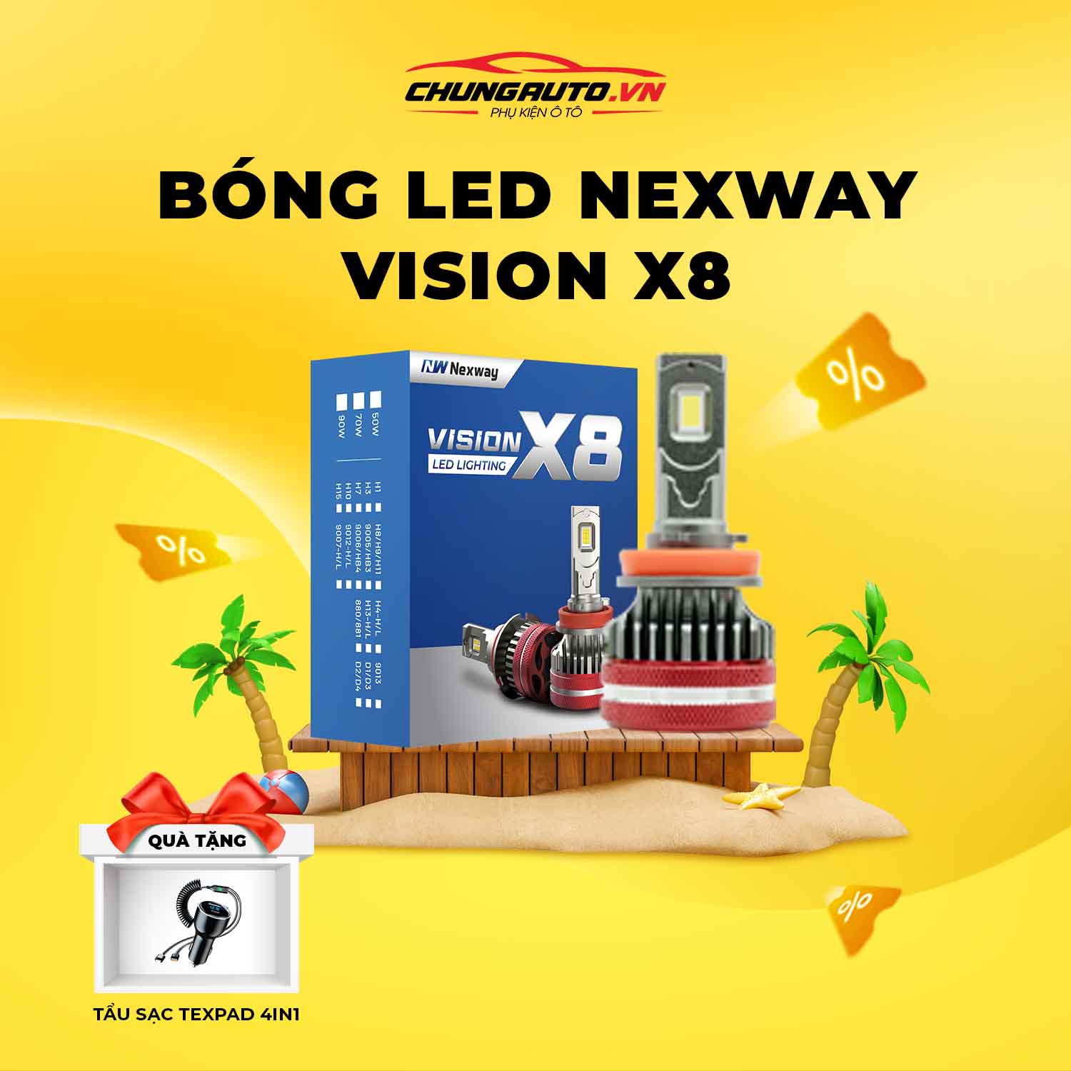 Chào hè khuyến mại bóng Led Nexway Vision X8