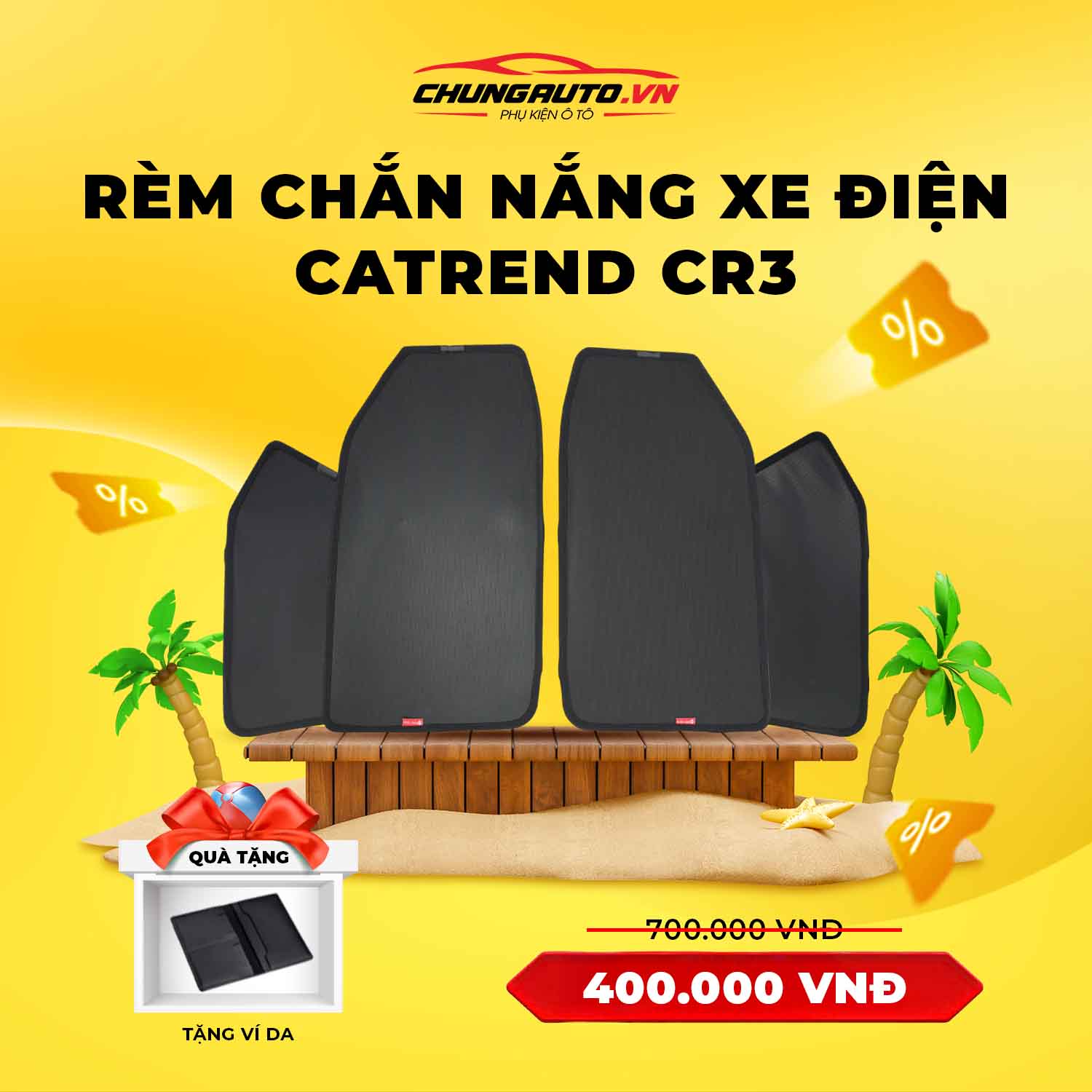 Chào hè rèm chắn năng xe điện Catrend CR3