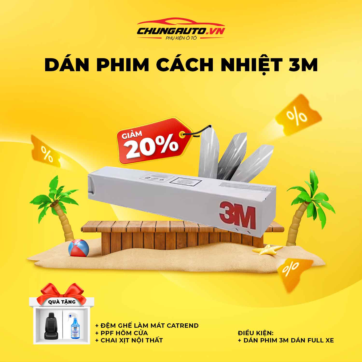 Chào hè dán phim cách nhiệt 3M