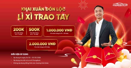 Khai xuân đón lộc - Lì xì trao tay | Chương trình chào xuân 2026 độc quyền từ ChungAuto.vn - hàng ngàn ưu đãi