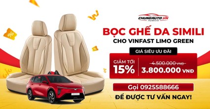 Khuyến mãi bọc ghế da Simili cho xe Vinfast Limo Green SIÊU ƯU ĐÃI