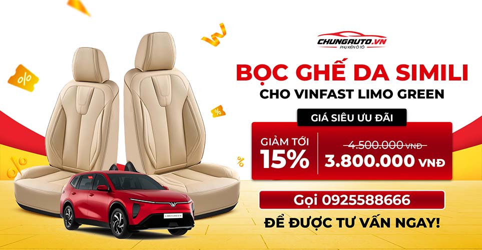Chương trình ghế da Simili Vinfast 