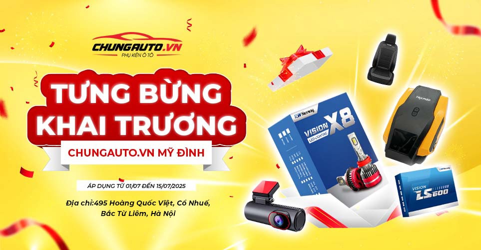 Chương trình khai trương ChungAuto Mỹ Đình