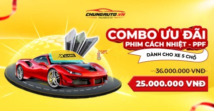 Chương trình khuyến mãi COMBO DÁN PHIM CÁCH NHIỆT & PPF THÁNG 7/2025 TẠI CHUNGAUTO