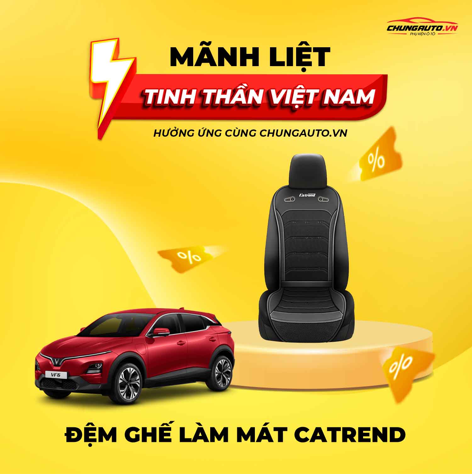 Đệm mát ghế ô tô Catrend cho VF6